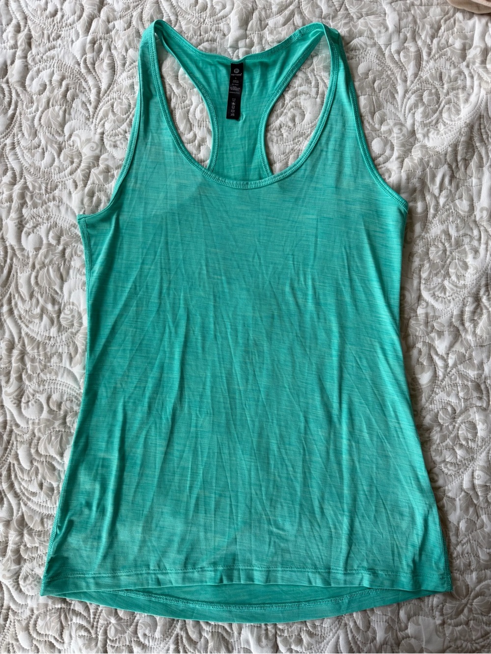 90 Degree By Reflex Mint Green Racerback Tank Top
